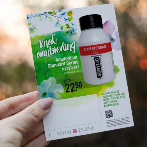 Talens acrylverf flyer